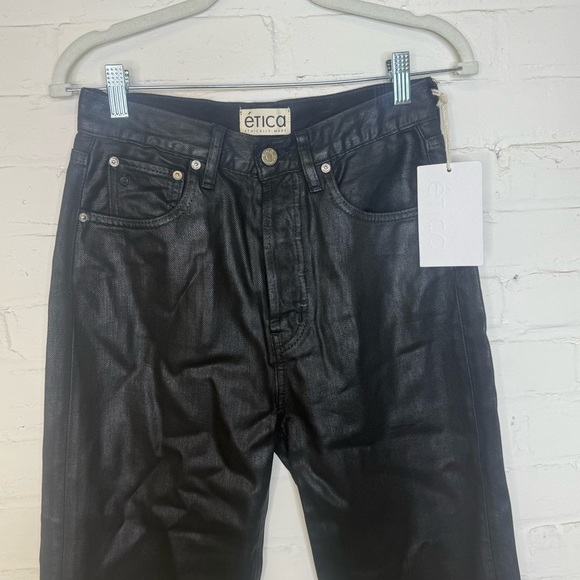 Etica Jeans Leah Ultra High Rise Straight Size 26 - Picture 3 of 6